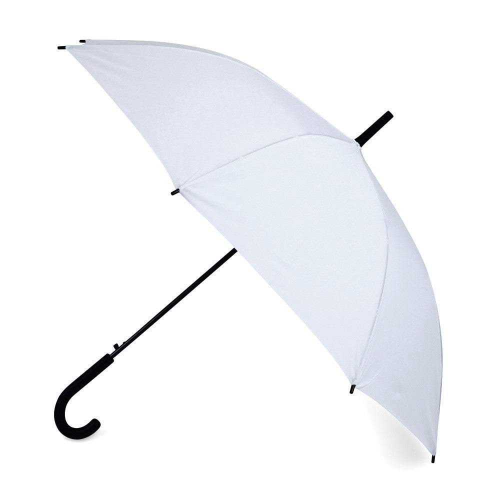 Falconetti White Walking Umbrella	Side Canopy