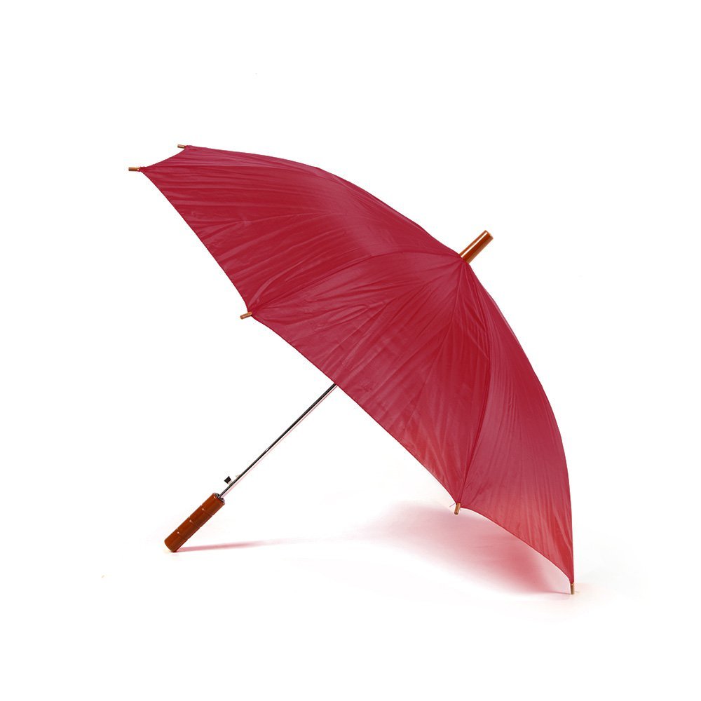 Wine Red Plain Cheap Jollybrolly Umbrella Side Canopy