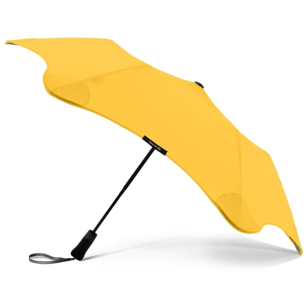 Yellow Blunt Metro Windproof Umbrella Side Canopy
