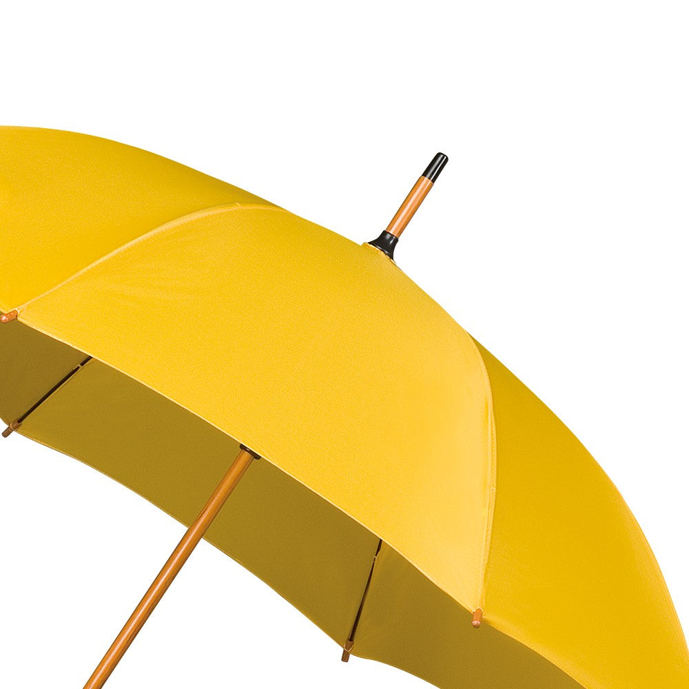 Yellow Wood Stick Walking Umbrella Tip