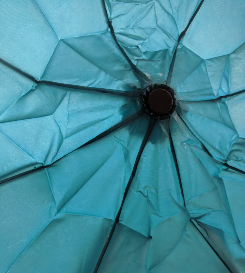 blue-compact-umbrella