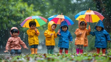 Fun and Colourful Umbrellas Kids Will Love