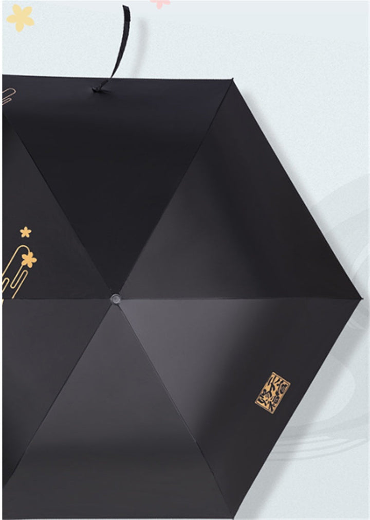 Japanese-Styled "Retro Sun" Folding Umbrella