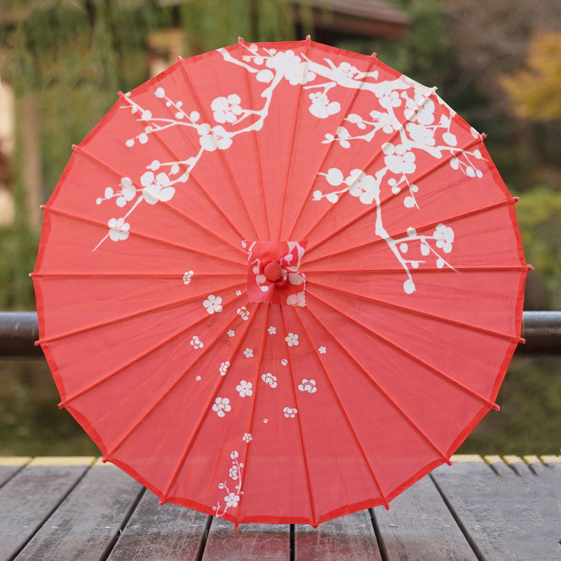 Hanfu Ancient Style Oiled Silk Rainporoof Umbrella