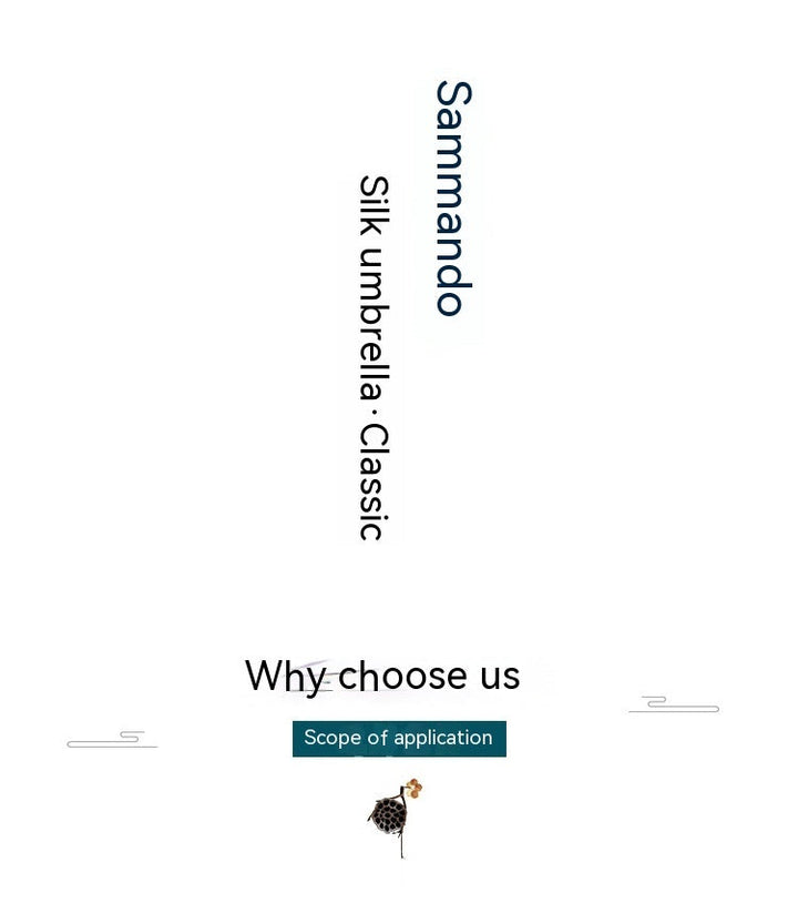 Hanfu Ancient Style Oiled Silk Rainporoof Umbrella