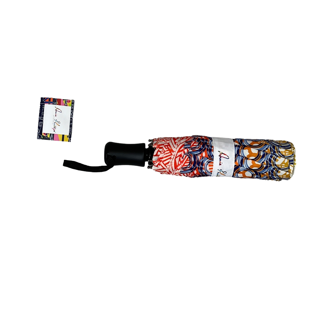 Annie Phillips Circles Folding Umbrella Ombre