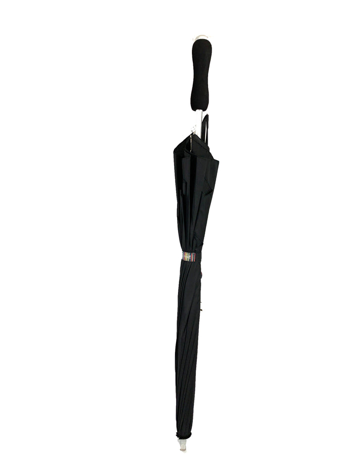 Boutique Heart Umbrella Black