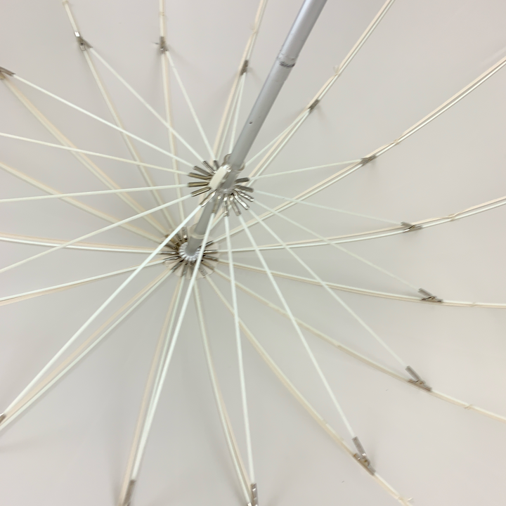 Boutique Heart Umbrella White
