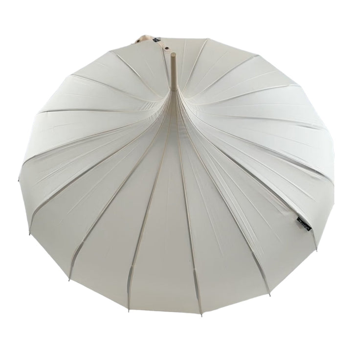 Boutique Classic Pagoda Umbrella in  Beige