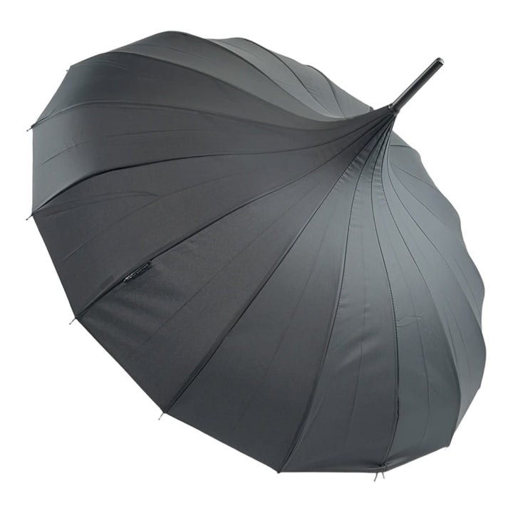 Boutique Classic Pagoda Umbrella in Black