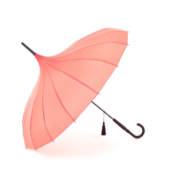 Boutique Classic Pagoda Umbrella in Coral
