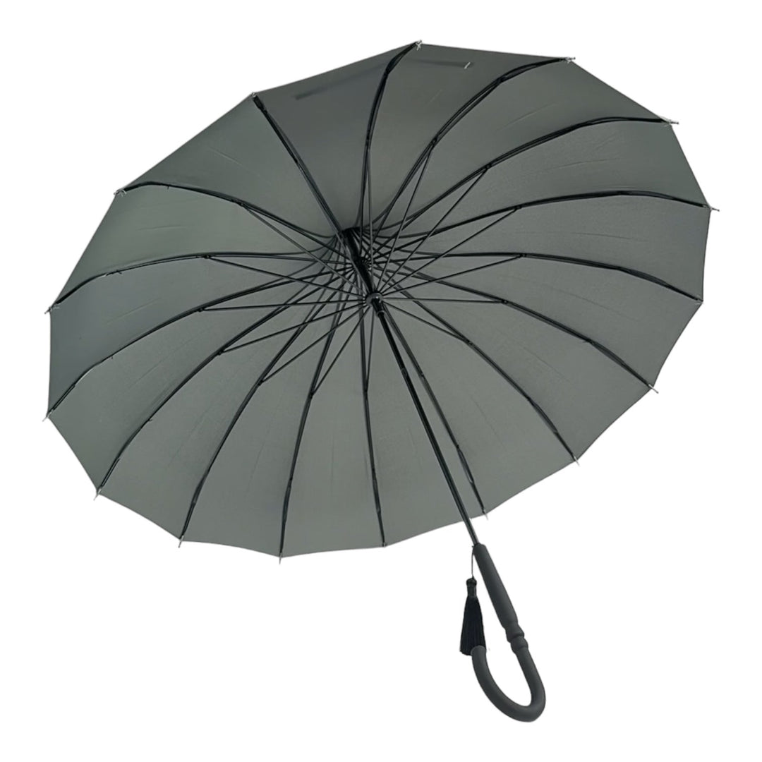 Boutique Classic Pagoda Umbrella in Grey