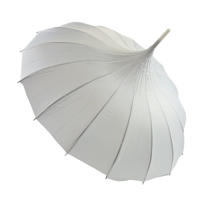 Boutique Classic Pagoda Umbrella in White
