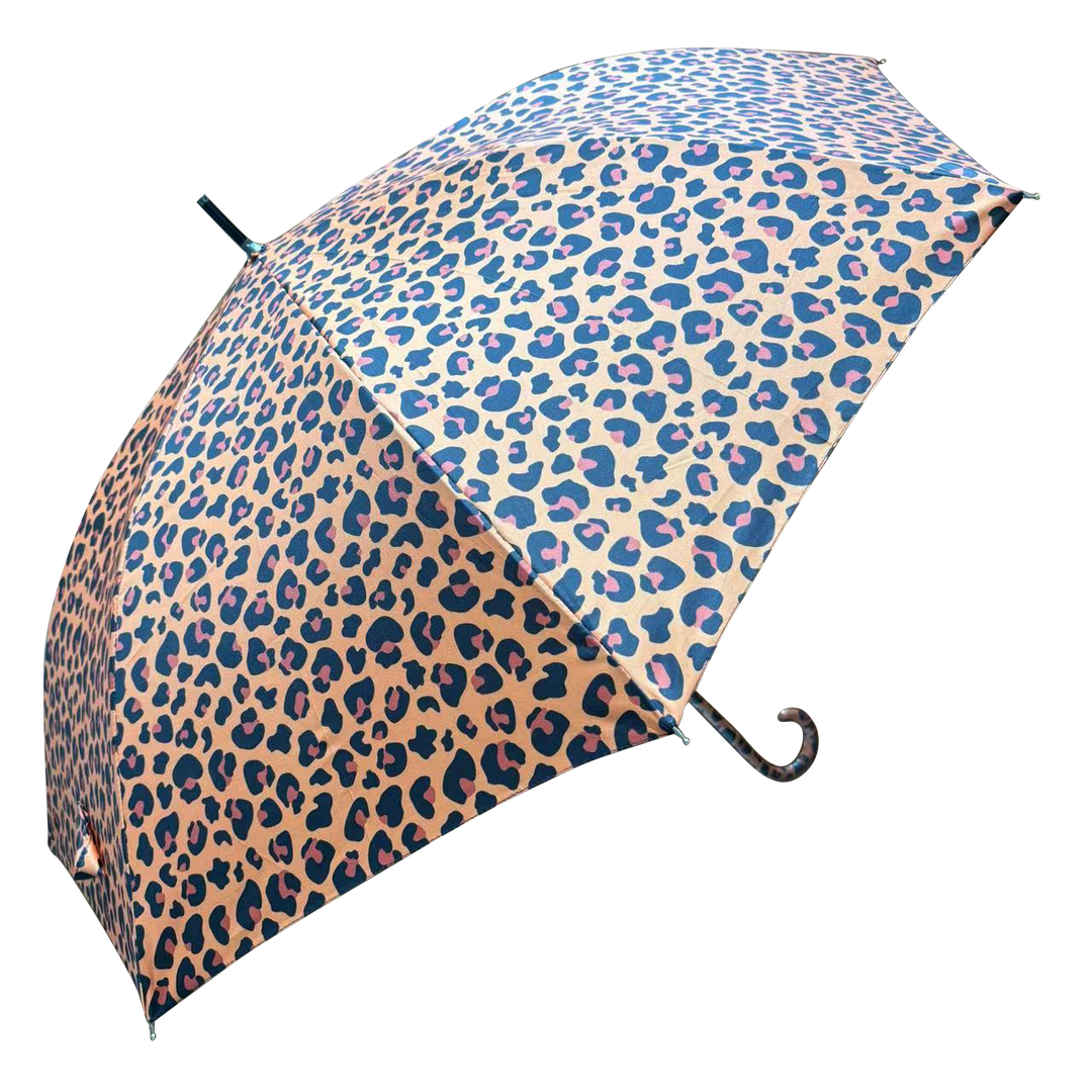 Retro Leopard Print in Funky Orange with matching handle