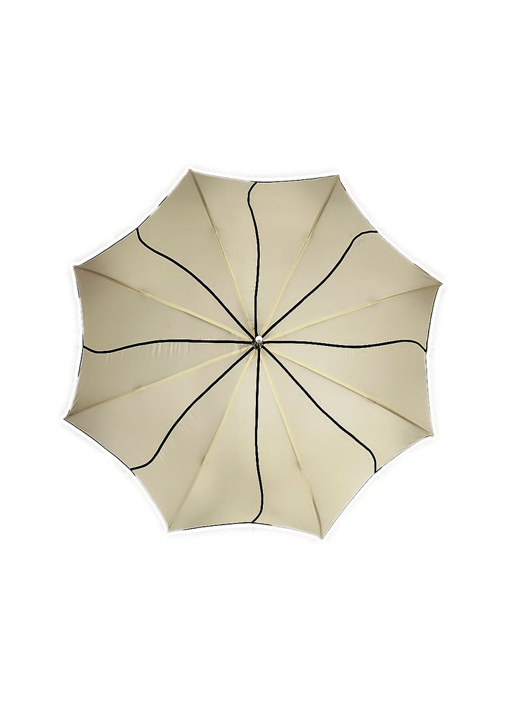 Everyday Swirl Stick Umbrella  Beige