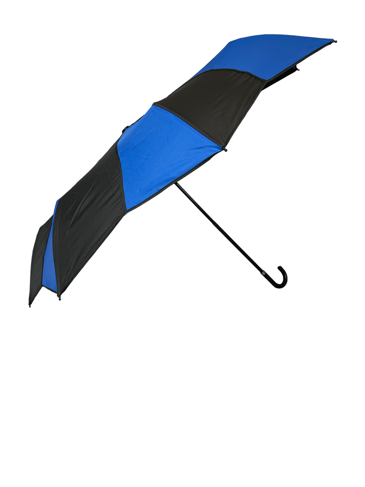 Everyday Swirl Folding Umbrella Blue/Black