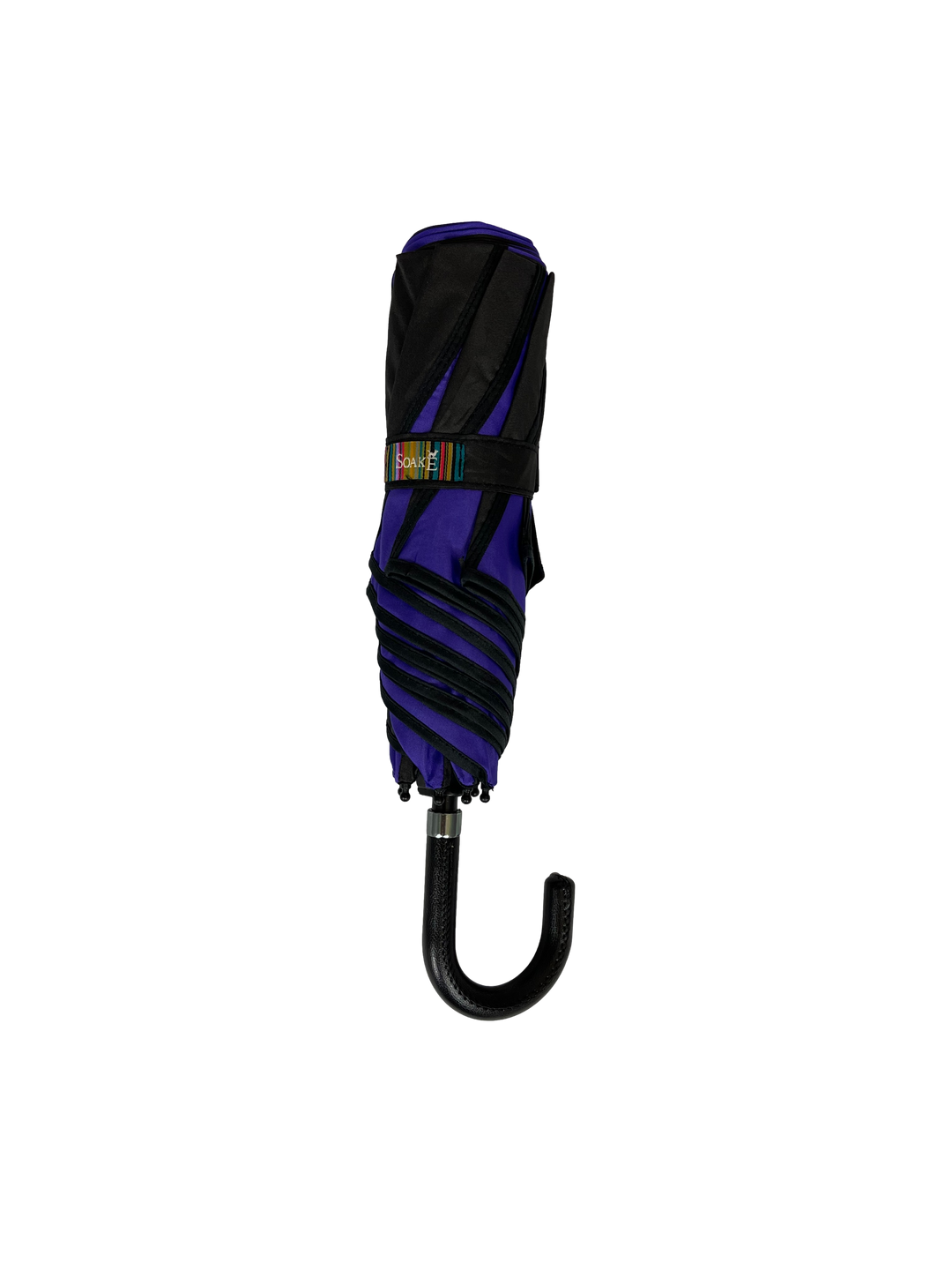 Everyday Swirl Folding Umbrella Purple/Black