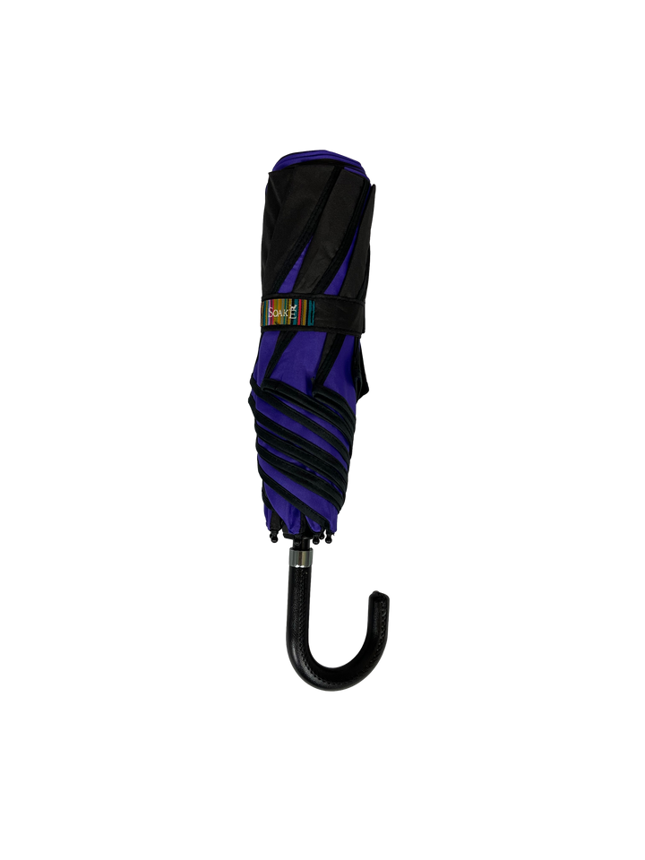 Everyday Swirl Folding Umbrella Purple/Black
