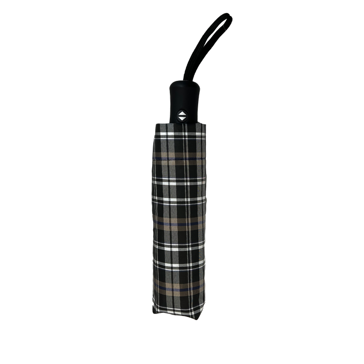 Everyday Tartan Folding Umbrella Black