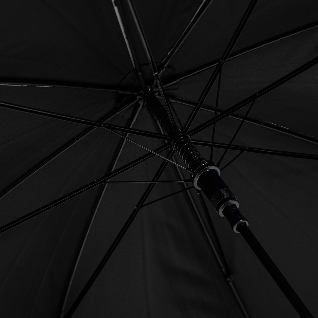 Everyday Leopard Print (metallic) Silver Stick umbrella