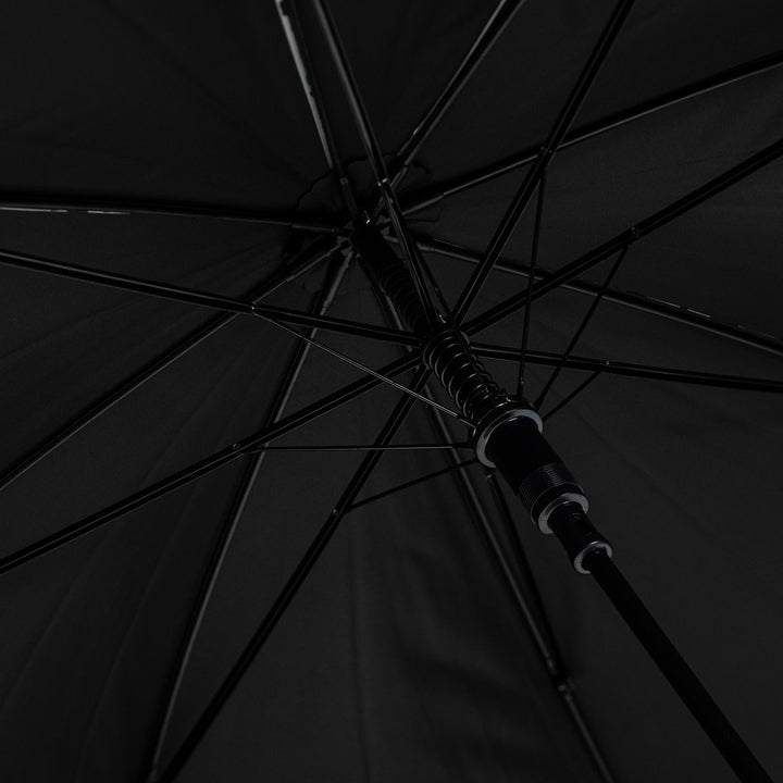 Everyday Leopard Print (metallic) Silver Stick umbrella