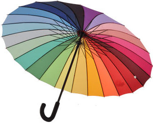 Everyday Rainbow Umbrella with  24 ribs (104cm dia) LGE