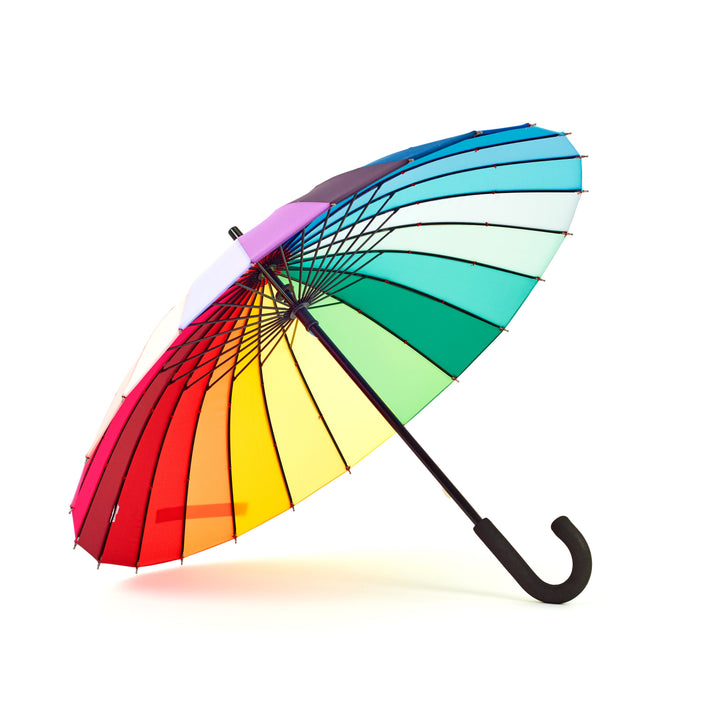 Everyday Rainbow Umbrella with 24 ribs (88cm dia) Reg.
