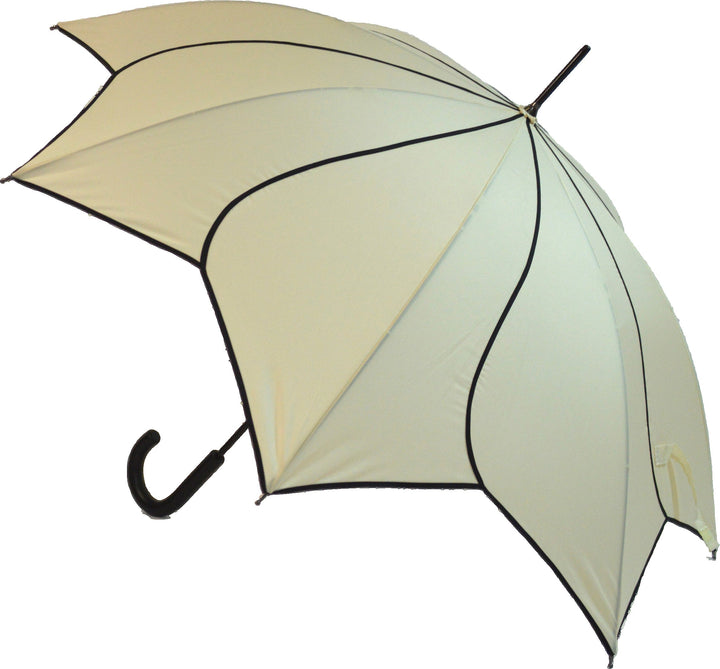 Everyday Swirl Stick Umbrella  Beige
