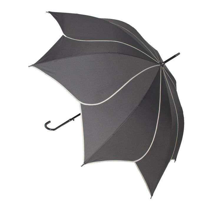 Everyday Swirl Stick Umbrella Charcoal