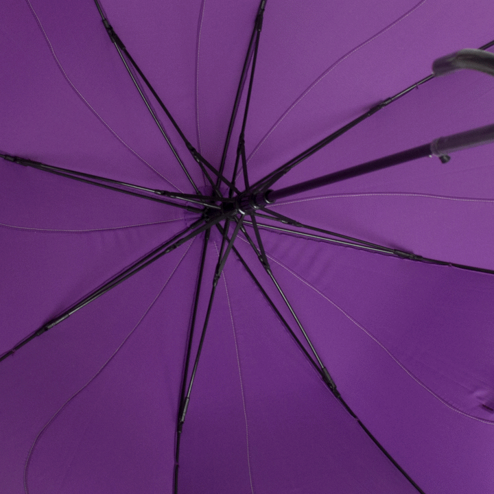 Everyday Swirl Stick Umbrella Purple