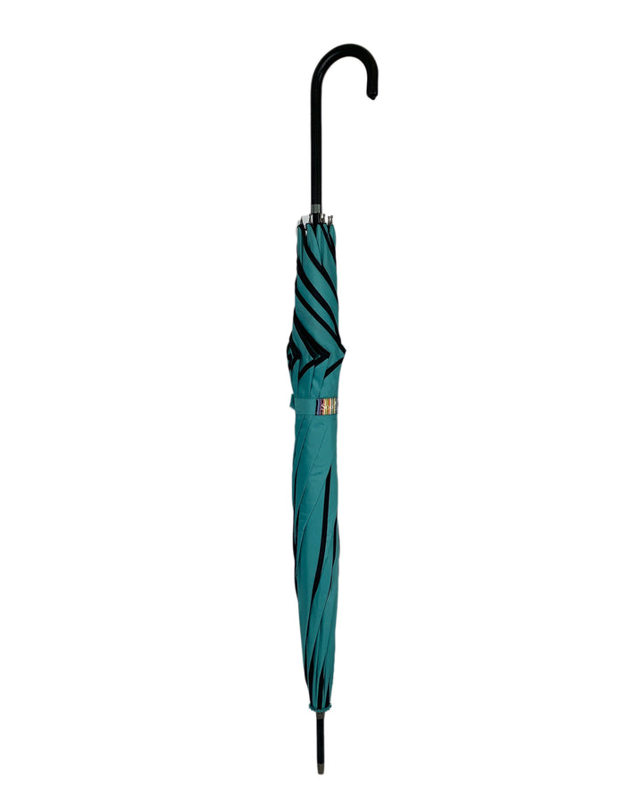 Everyday Swirl Stick Umbrella Teal