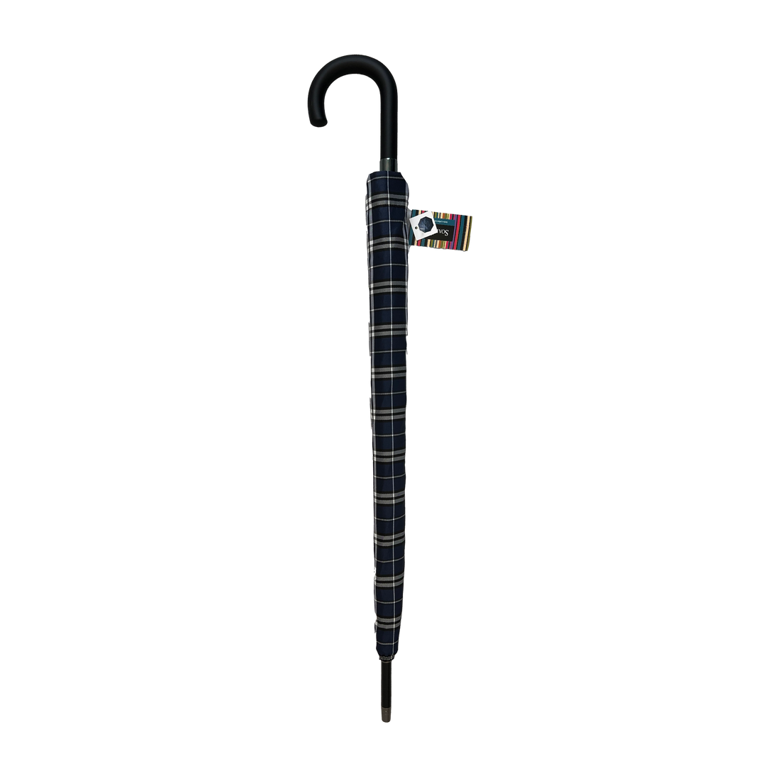 Everyday Tartan Stick Umbrella Blue