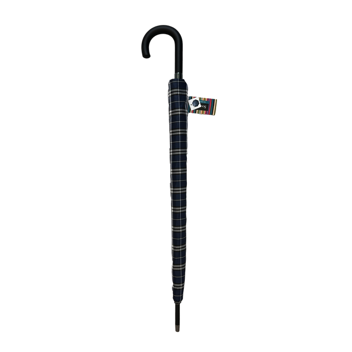 Everyday Tartan Stick Umbrella Blue