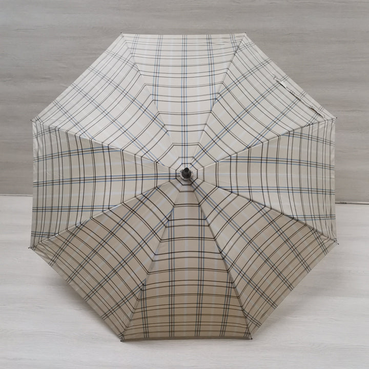 Everyday Tartan Stick Umbrella Cream