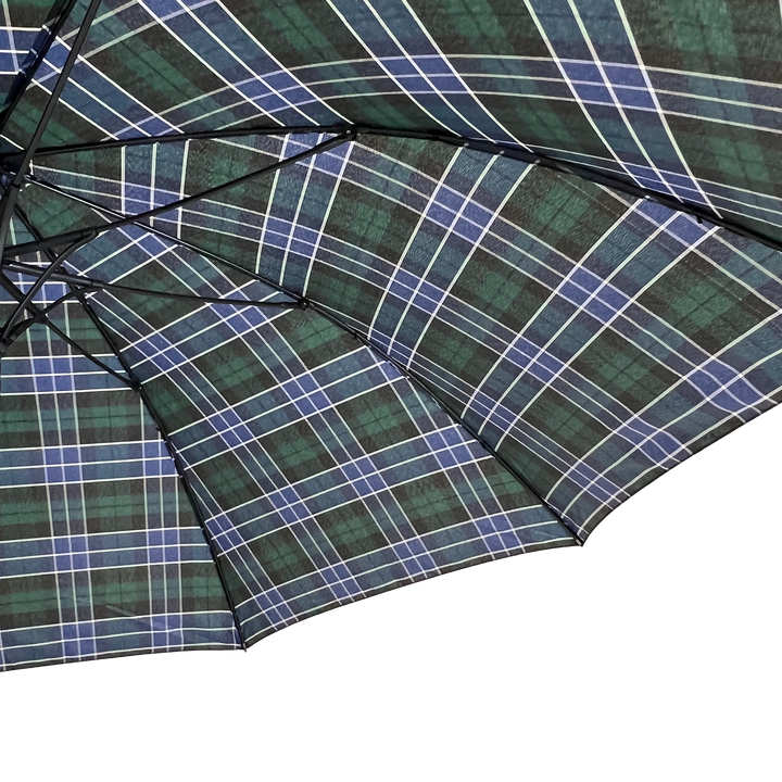 Everyday Tartan Stick Umbrella Green