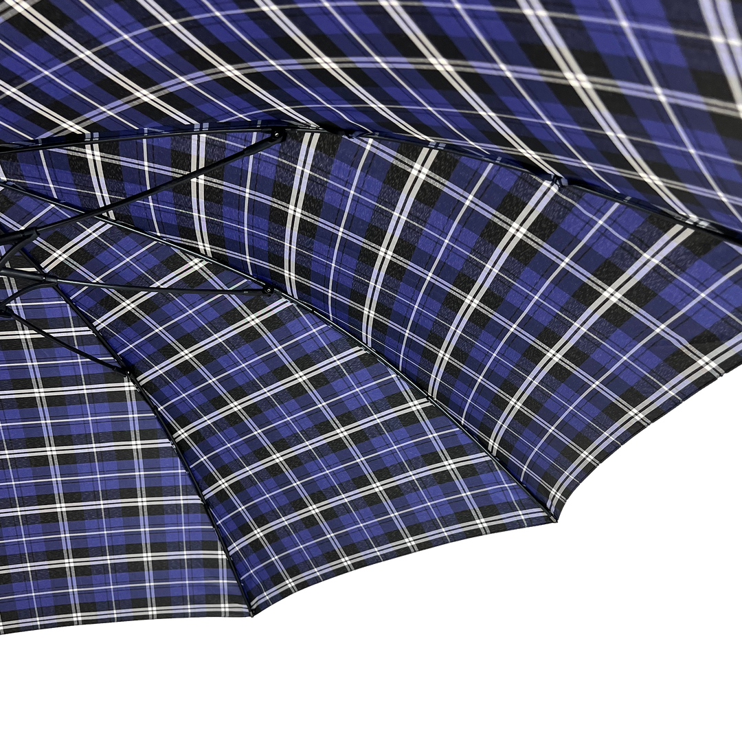 Everyday Tartan Stick Umbrella Purple