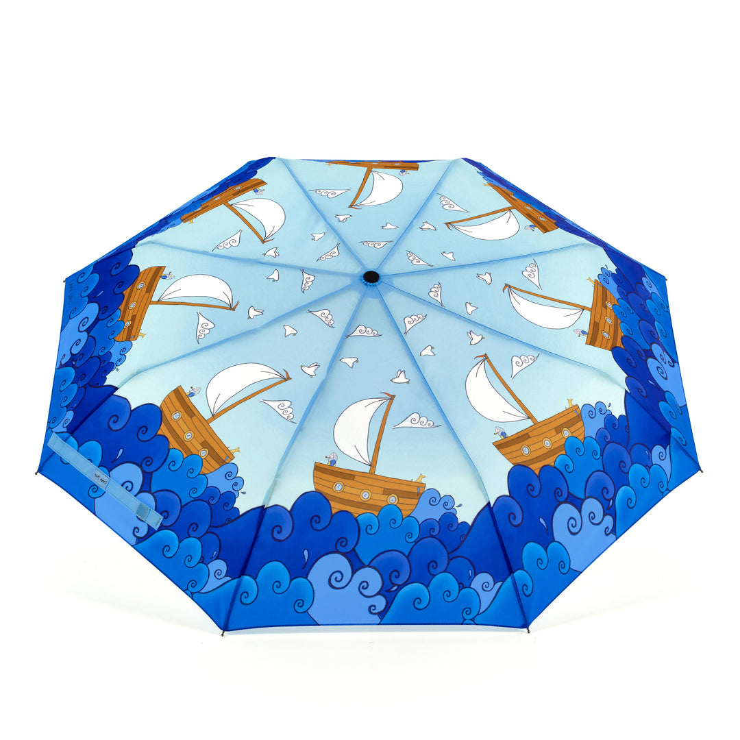 Laura Wall Boats Design Folding Umbrella