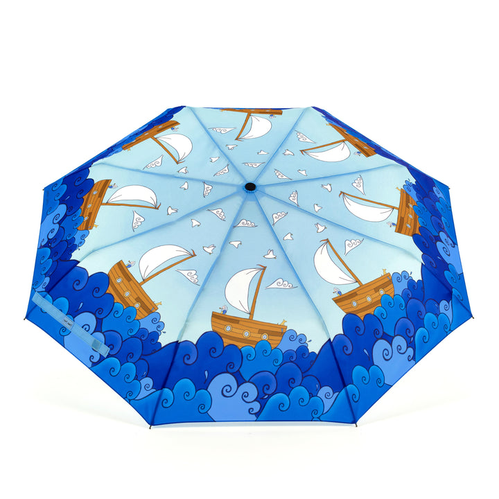 Laura Wall Boats Design Folding Umbrella