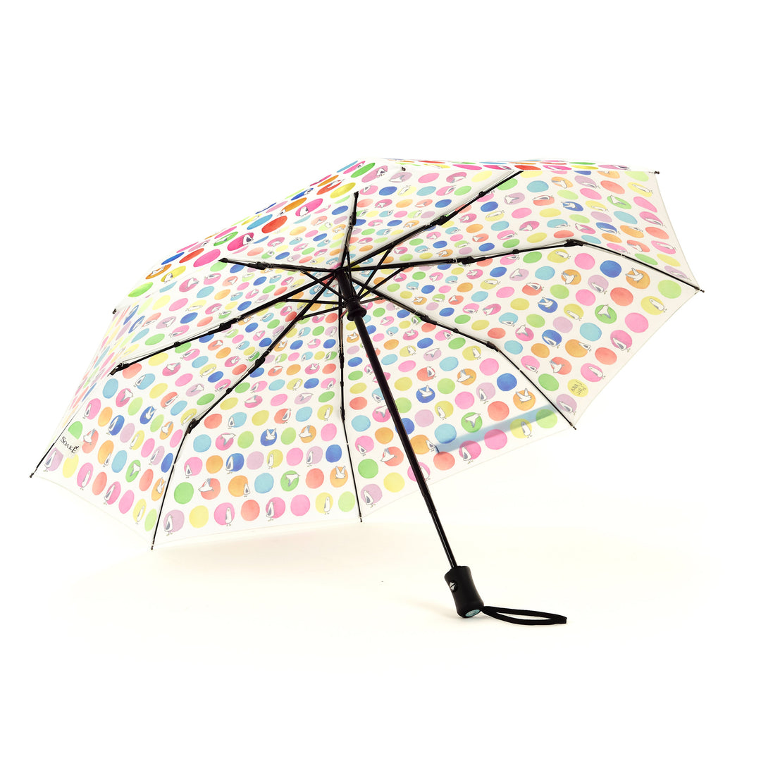 Laura Wall Dots Design Folding Umbrella
