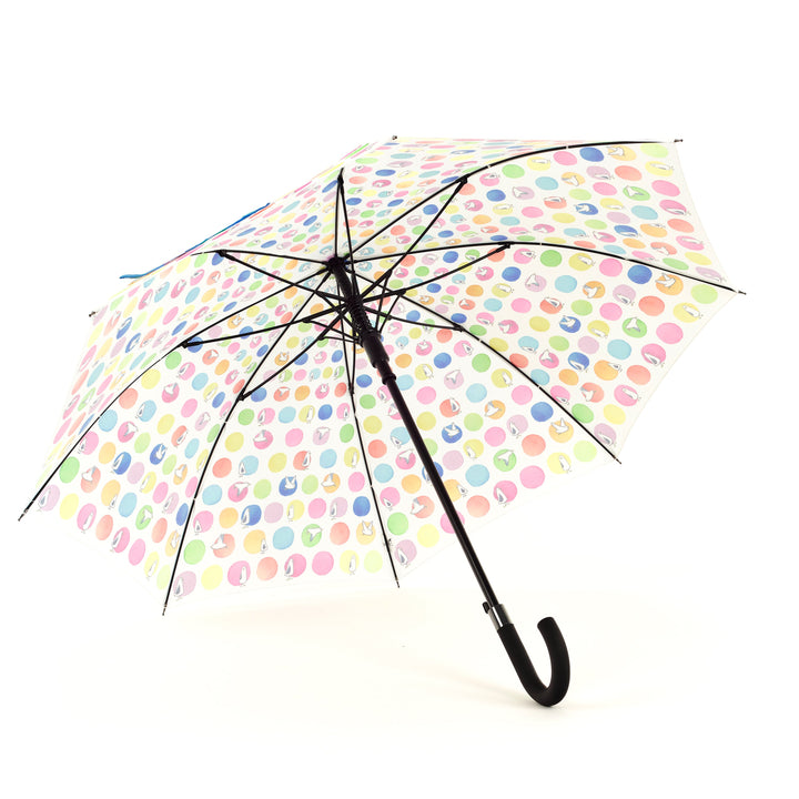 Laura Wall Dots Design Stick Umbrella
