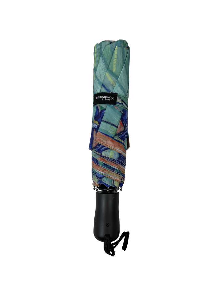 StormKing Folding Art Umbrella Van Gogh Irises by Soake