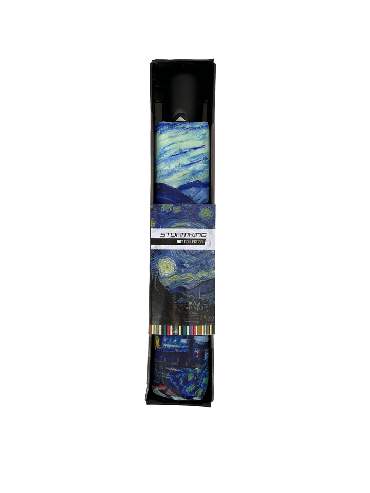 StormKing Art Van Gogh Starry Night Folding Umbrella by Soake