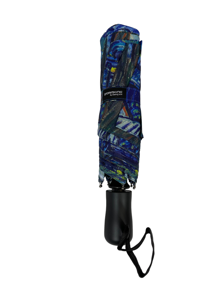 StormKing Art Van Gogh Starry Night Folding Umbrella by Soake