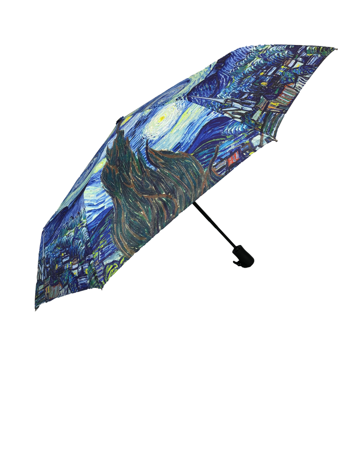 StormKing Art Van Gogh Starry Night Folding Umbrella by Soake