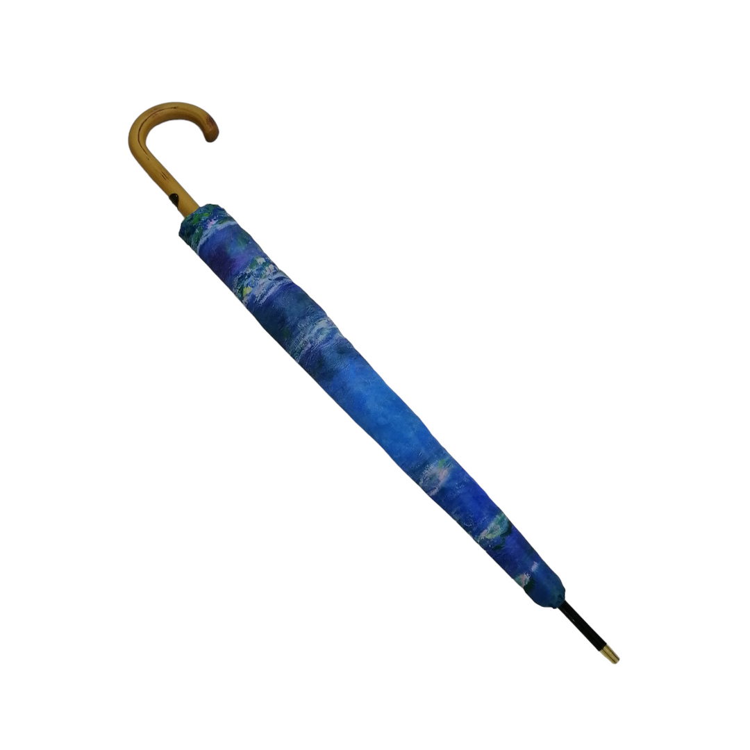 StormKing Art Monet Water Lillies Classic Stick Umbrella by Soake