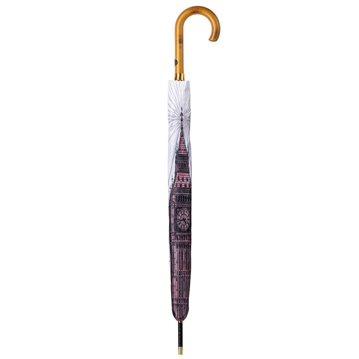 StormKing Classic City Collection London Black and White Umbrella by Soake