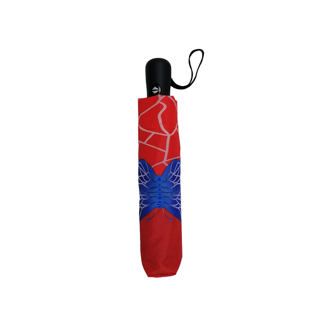 StormKing Folding Nature Umbrella Stained Glass Butterfly