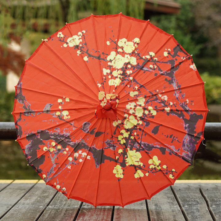 Hanfu Ancient Style Oiled Silk Rainporoof Umbrella
