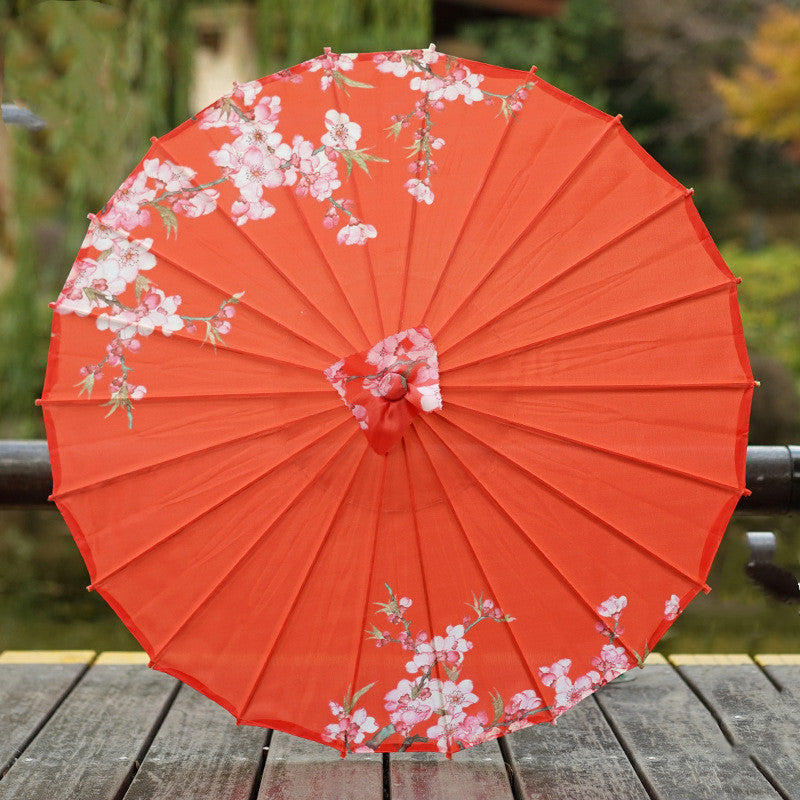 Hanfu Ancient Style Oiled Silk Rainporoof Umbrella