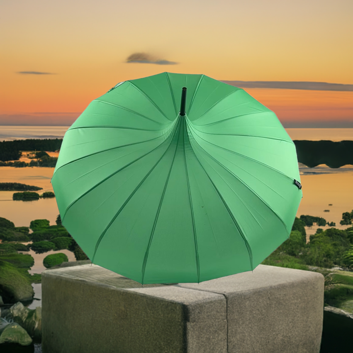 Boutique Classic Pagoda Umbrella in Green